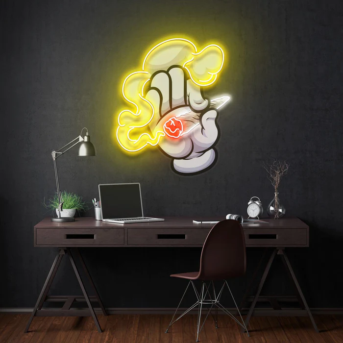 El Sigara Neon Art – UV Baskı – Neon Led Tabela