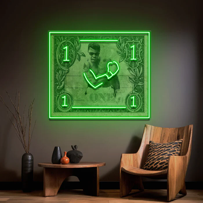 Birimiz İçin Savaş Collapse Art LED Neon Tabela Pop Art