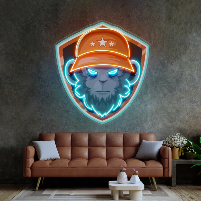 Goril Neon Art – UV Baskı – Neon Led Tabela