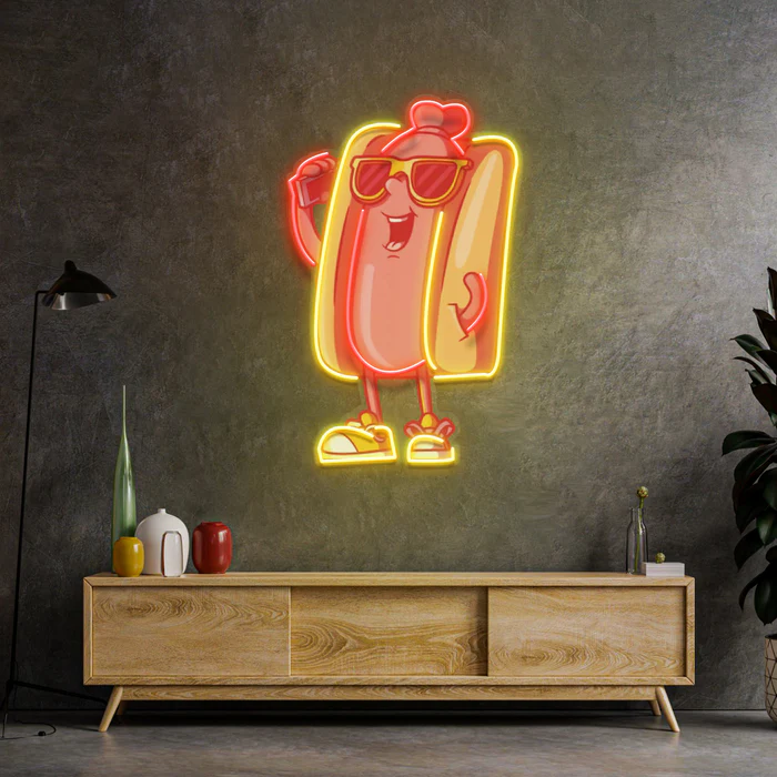 Havalı Sosisli Neon Art – UV Baskı – Neon Led Tabela