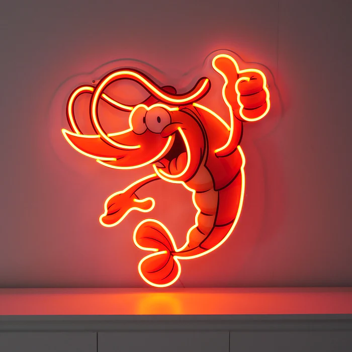 Istakoz Neon Art – UV Baskı – Neon Led Tabela