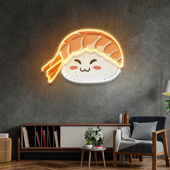 Nigiri Suşi Neon Art – UV Baskı – Neon Led Tabela