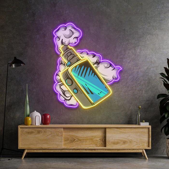 Elektronik Sigara Neon Art – UV Baskı – Neon Led Tabela