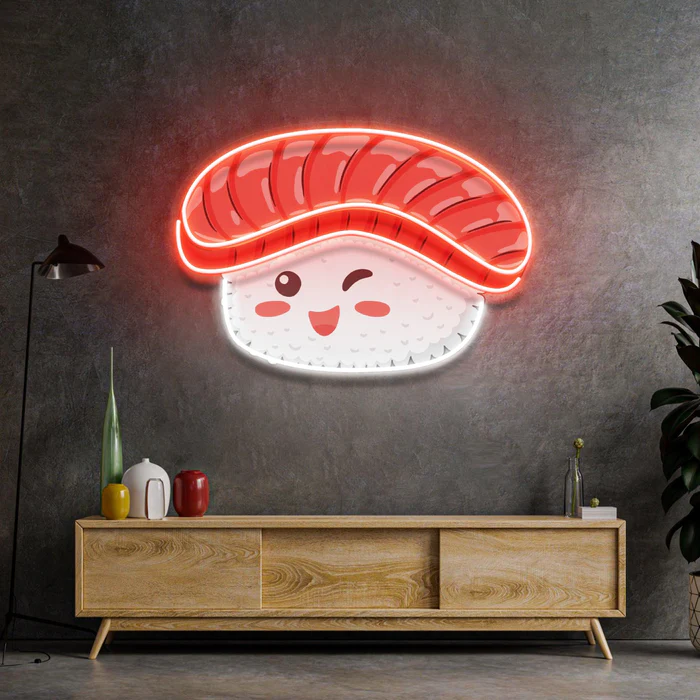 Suşi Neon Art – UV Baskı – Neon Led Tabela