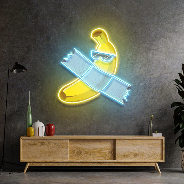 Muz Neon Art – UV Baskı – Neon Led Tabela
