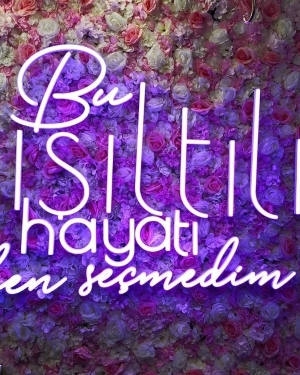 Bu Işıltılı Hayatı Ben Seçmedim Neon Led Tabela