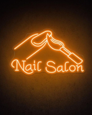 Nail Salon Neon Led Tabela 60 cm