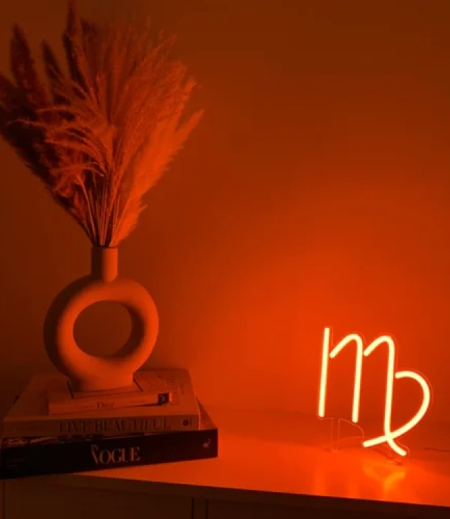 Başak Burcu Neon Led Işık Tabela Dekor