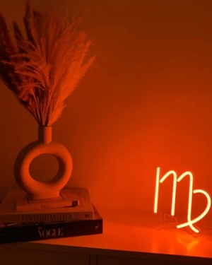 Başak Burcu Neon Led Işık Tabela Dekor