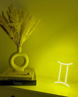 İkizler Burcu Neon Led Tabela 40 cm