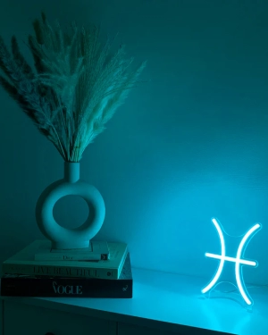 Balık Burcu Neon Led Tabela 40 CM