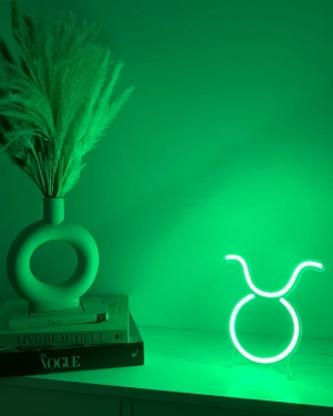 Boğa Burcu Neon Led Işık Tabela 40CM