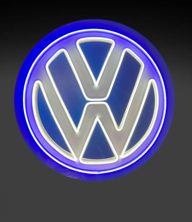 Özel Tasarım 60 cm Araba Logosu Neon LED Işık