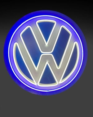 Özel Tasarım 60 cm Araba Logosu Neon LED Işık