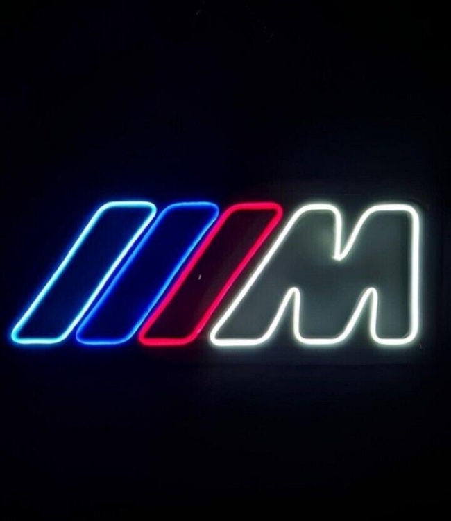 Özel Tasarım Neon Logo 60x30 cm El Yapımı