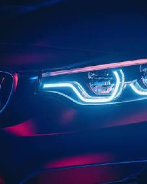 Kişiye Özel Araba Neon LED Duvar Tasarımı 50x70 cm