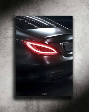 Kişiye Özel Araba Neon LED Duvar Tasarımı 50x70 cm