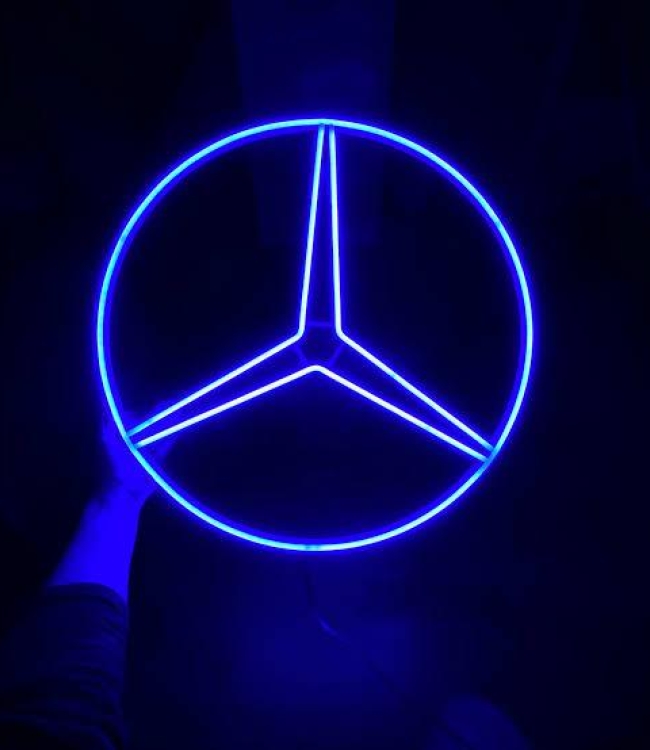 Araba Neon Logo - 60 cm Çap